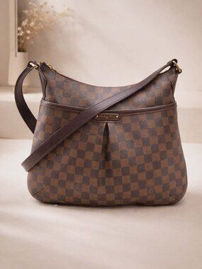 Authentic Louis Vuitton Bloomsbury PM Damier Ebene Crossbody